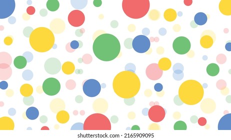 Colorful Circle Background Design Bubble Style Stock Vector (Royalty ...