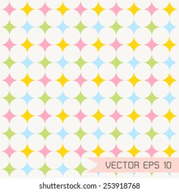 colorful circle background vector