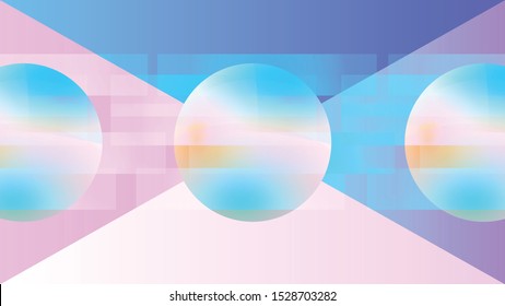 colorful circle background vector illustration