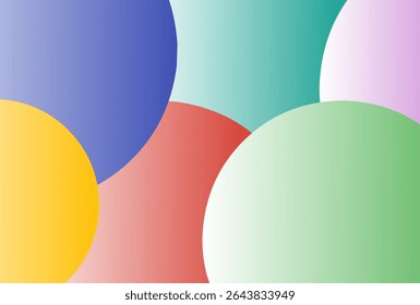 fundo círculo colorido é muito interessante