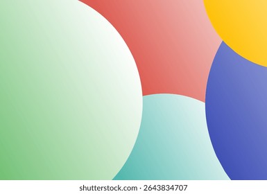 fundo círculo colorido é muito interessante