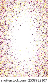 Colorful Circle Background White Vector. Polka Fest Illustration. Multicolored Prize. Rainbow Round Falling. Element Congratulation Design.