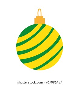 colorful circle ball to merry christmas decoration