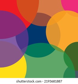 colorful circle blend abstract logo background.vector design.