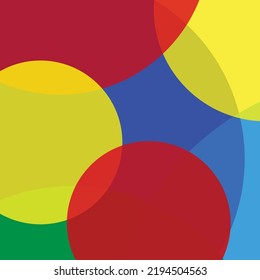 colorful circle blend abstract logo background.vector design