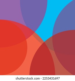 colorful circle blend abstract logo background.vector design.