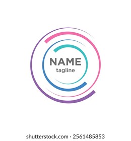 Colorful Circle custom logo design