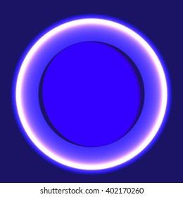 Colorful circle design template, abstract background, vector illustration