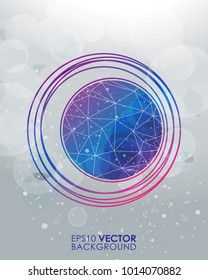 Colorful Circle Design Vector background Eps 10