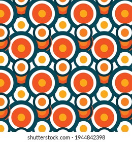 diseño de fondo de semitono de punto circular colorido eps.10