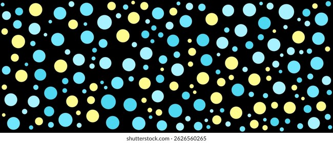 Colorful circle dot pattern.polka dot seamless pattern background.