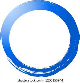 Colorful Circle drawn with a brushlet