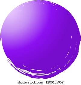 Colorful Circle drawn with a brushlet