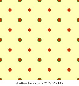 Colorful circle geometric seamless pattern. Fashion graphic background design. Modern stylish abstract texture. Light template for prints, textiles, wrapping, wallpaper. Vector illustration