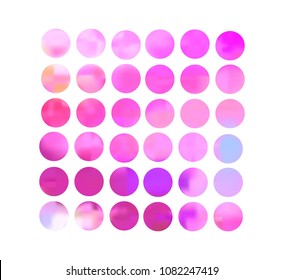 Colorful circle gradient set with modern abstract backgrounds. Rainbow fluid covers for calendar, brochure, invitation, cards. Template with round gradient set for screens and mobile app.