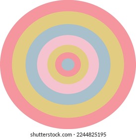 Diseño vectorial de ilustración de círculo colorido