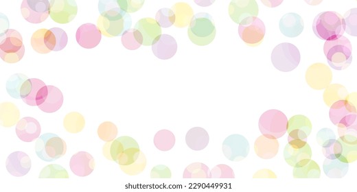 Colorful circle Japanese pattern background