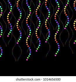 Colorful Circle Line Abstract Background