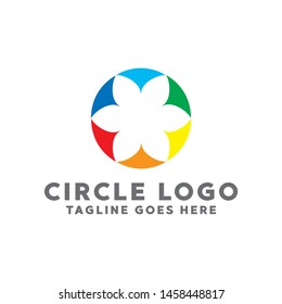 Colorful Circle Logo. Modern Forms and Abstract Colorful Circles Icons and Symbols.
