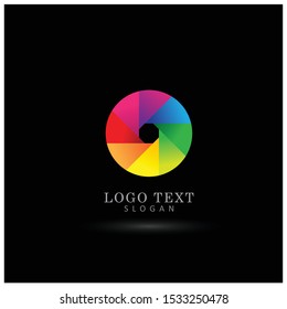 Colorful Circle Logo. Symbol & Icon Vector Template.
