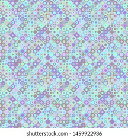Colorful circle pattern background - abstract seamless vector graphic design