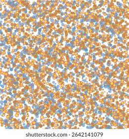 Colorful circle pattern. Bubble vector background. Multicolor dot texture. Random playful layout.