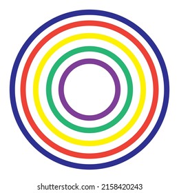 colorful circle pattern. colored rounds. colorful vector. circle texture.