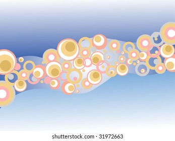 colorful circle pattern - vector