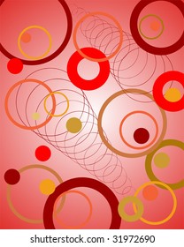 colorful circle pattern - vector