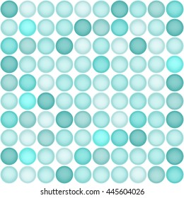 Colorful circle seamless background. Abstract dotted background. Vector Illustration.