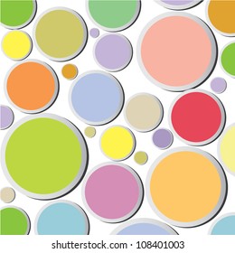 colorful circle spot background