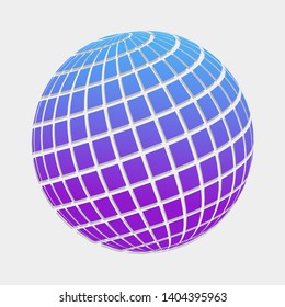 colorful circle square abstract logo vector illustration