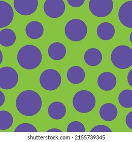 Colorful circle square geometric seamless pattern. Geometry stock vector illustration.