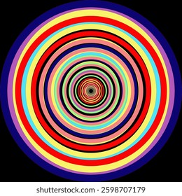 Colorful circle, suitable for your background and wallpaper 
