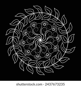 Colorful circle unique vector eps mandala for free download