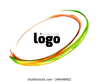 Colorful circle vector illustration