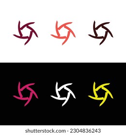 Colorful circle vector logo template design 