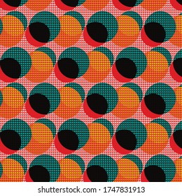 colorful  circle,dot   pattern design background  vector eps.10