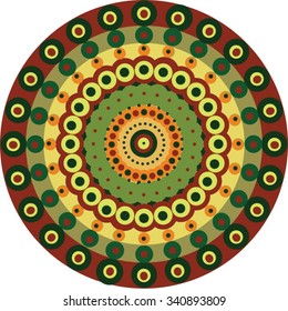colorful circles in circles