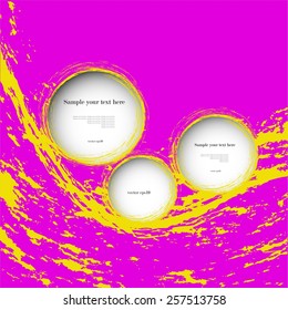 Colorful circles, abstract background