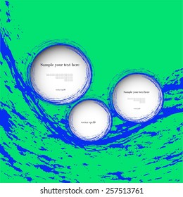 Colorful circles, abstract background