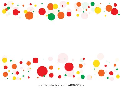 Colorful circles abstract background.