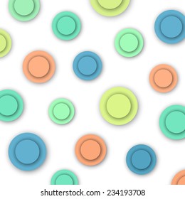 Círculos coloridos, fondo abstracto, vectorial eps10 ilustración