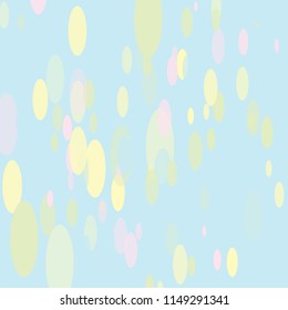 Colorful circles. Abstract pattern with color Confetti on a Background. Vector Pastel design. Modern Bright Pattern for cards,banners,print. A Scattering of Ellipses. Placer from the circles.
