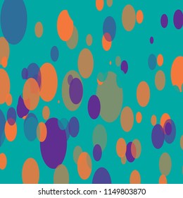 Colorful circles. Abstract pattern with color Confetti on a Background. Vector radiant design. Modern Bright Pattern for cards,banners,print. A Scattering of Ellipses. Placer from the circles.