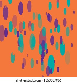 Colorful circles. Abstract pattern with color Confetti on a Background. Vector radiant design. Modern Bright Pattern for cards,banners,print. A Scattering of Ellipses. Placer from the circles.