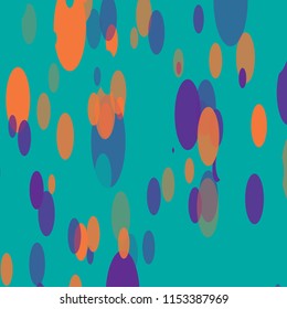 Colorful circles. Abstract pattern with color Confetti on a Background. Vector radiant design. Modern Bright Pattern for cards,banners,print. A Scattering of Ellipses. Placer from the circles.