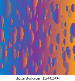 Colorful circles. Abstract pattern with color Confetti on a Background Vector Pastel design. Modern Bright Pattern for cards,banners,print. A Scattering of Ellipses. Placer from the circles..