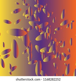 Colorful circles. Abstract pattern with color Confetti on a Background. Vector Pastel design. Modern Bright Pattern for cards,banners,print. A Scattering of Ellipses. Placer from the circles.