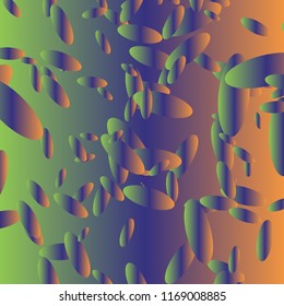 Colorful circles. Abstract pattern with color Confetti on a Background Vector Pastel design. Modern Bright Pattern for cards,banners,print. A Scattering of Ellipses. Placer from the circles.